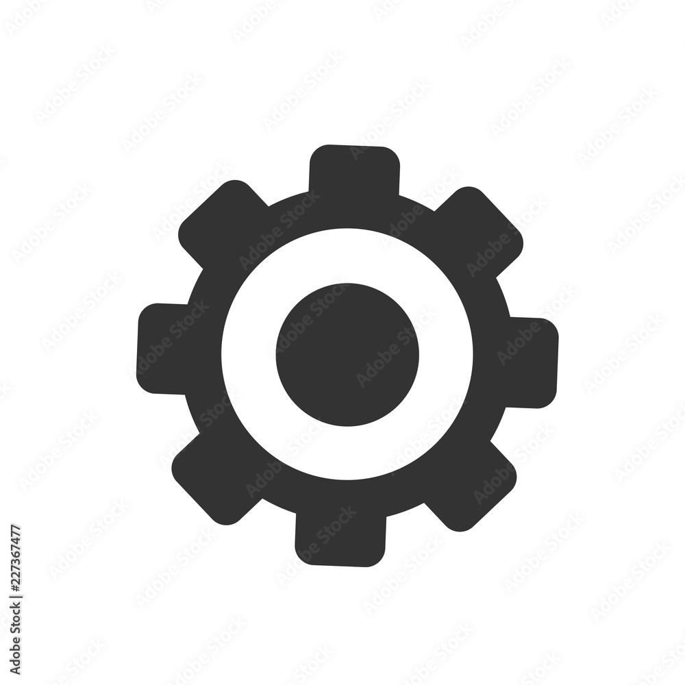 Gears on a white background. Vector illustration. Gears on a white background. Vector illustration.