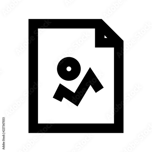 Document File Image Gui Web vector icon