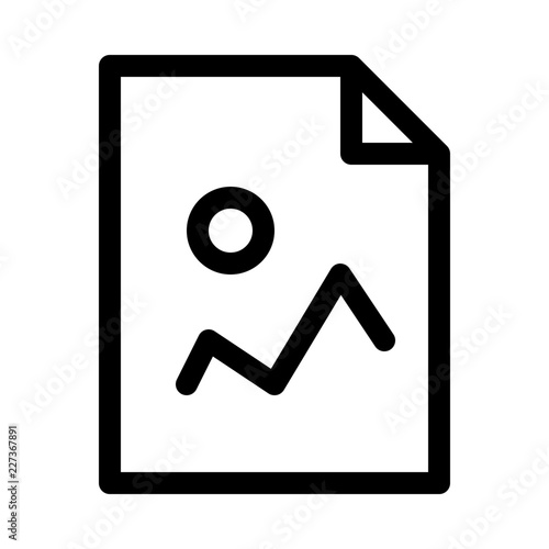 Document File Image Gui Web vector icon