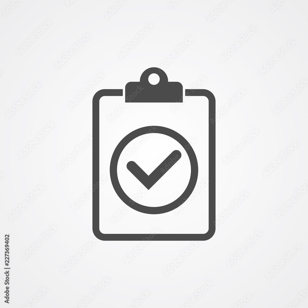 Clipboard vector icon sign symbol Clipboard vector icon sign symbol