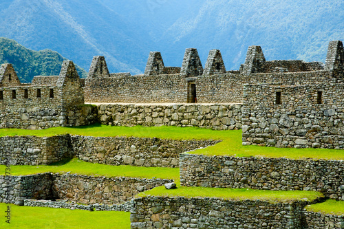 Old Machu Picchu Ruins - Peru 