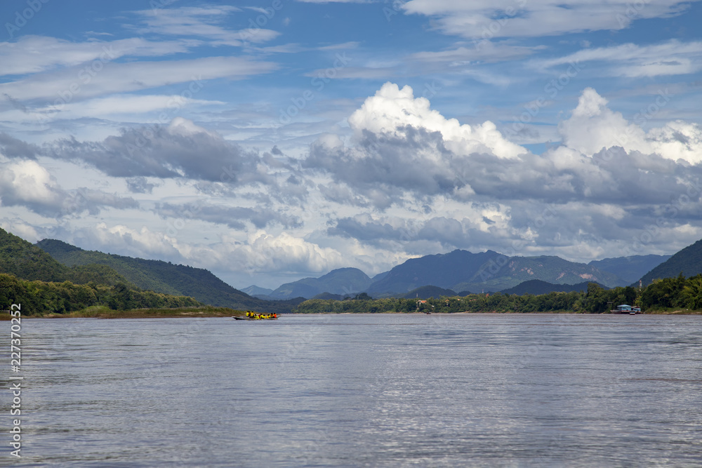 The Mekong river after the rainy season near Luang Prabang, Laos.