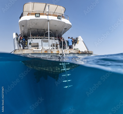 Liveaboard safariboat in the Red Sea photo