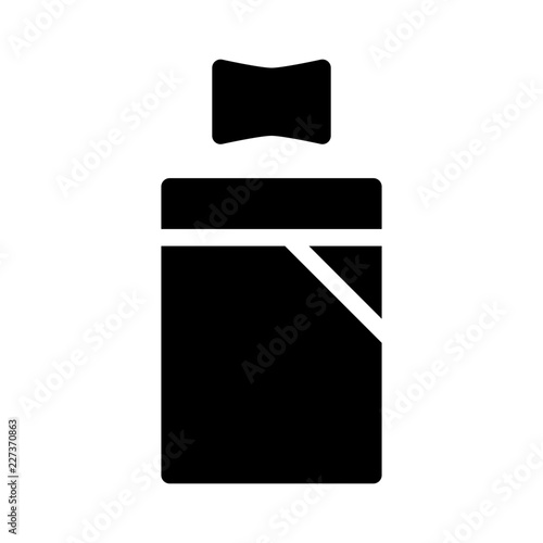 Duvet Bed Sleep Hotel Night vector icon