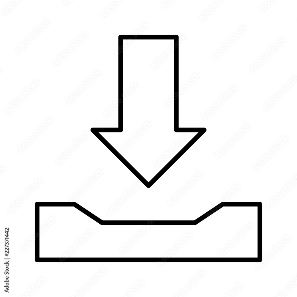 Download Application Web Interface Software vector icon Download Application Web Interface Software vector icon