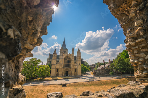 View of the magnificent Rochester Cathedral photo