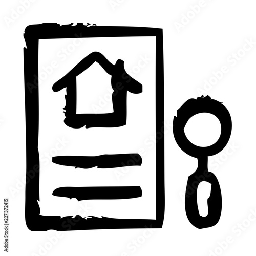 Expose Proof Informations Build Real Site Estate Building Holdings vector icon