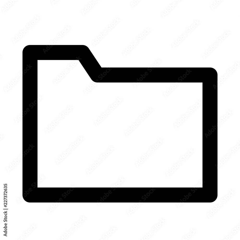 Folder Application Web Interface Software vector icon Folder Application Web Interface Software vector icon