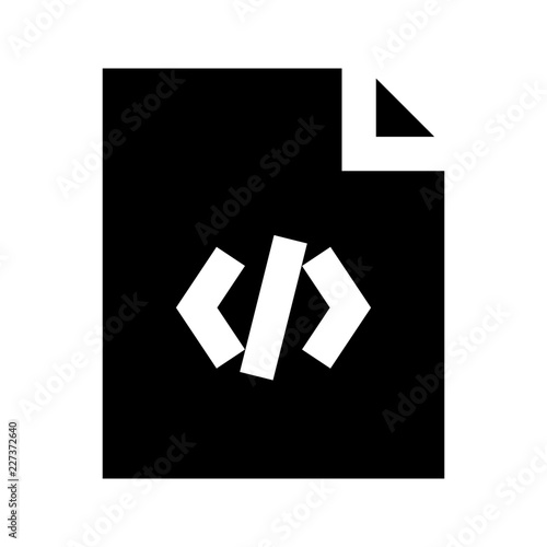 Document File Code Gui Web vector icon