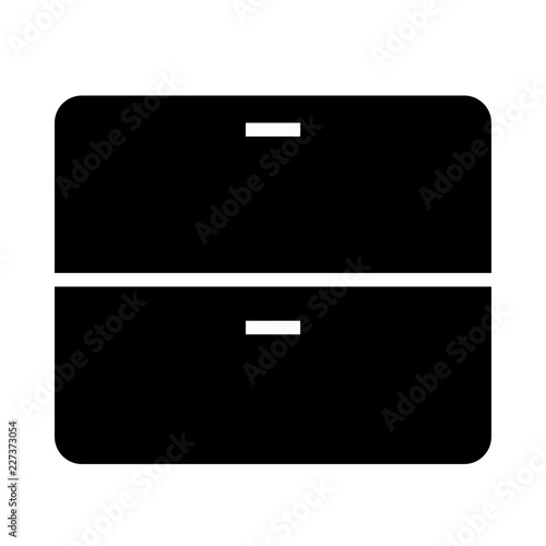 Filling Cabinet 02 vector icon