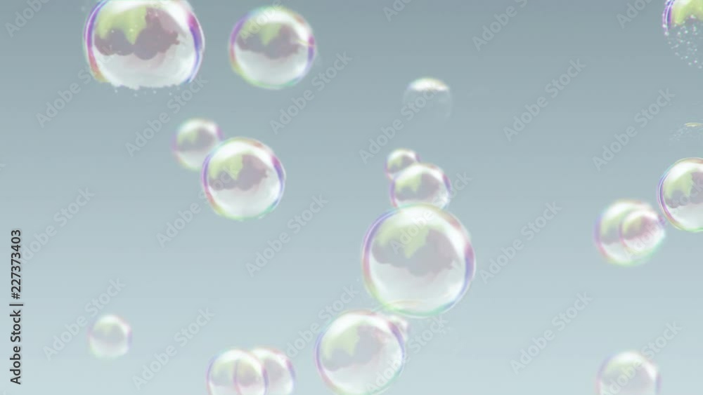Animation flying of soap bubbles on colorful background. Animation of seamless loop. Animation flying of soap bubbles on colorful background. Animation of seamless loop.