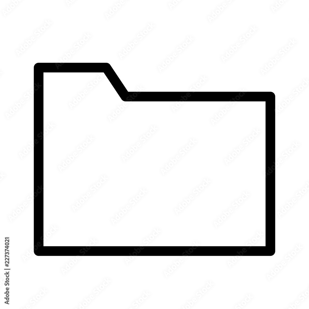 Folder Application Web Interface Software vector icon Folder Application Web Interface Software vector icon