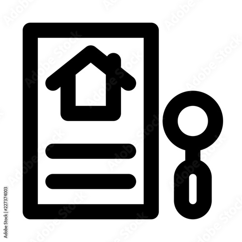Expose Proof Informations Build Real Site Estate Building Holdings vector icon