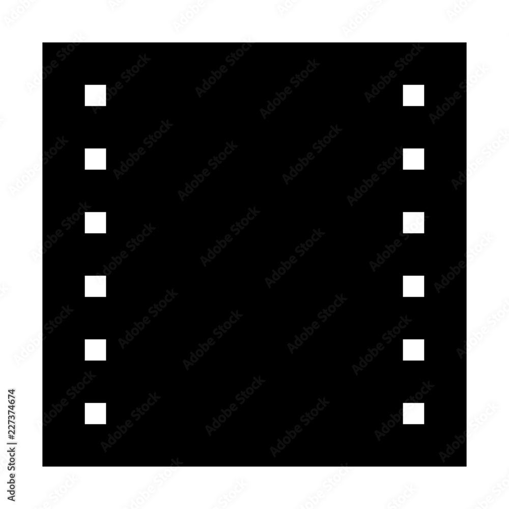 Filmstrip Movie Multimedia Media Gui Web vector icon