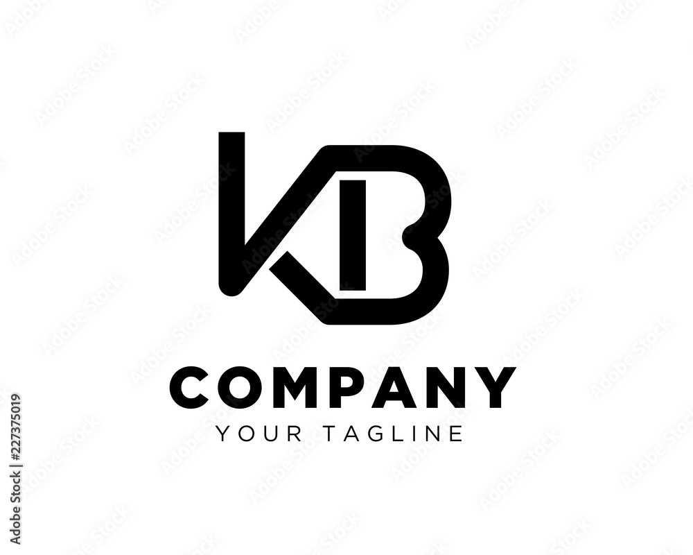 KB initial Business logo design inspiration KB initial Business logo design inspiration