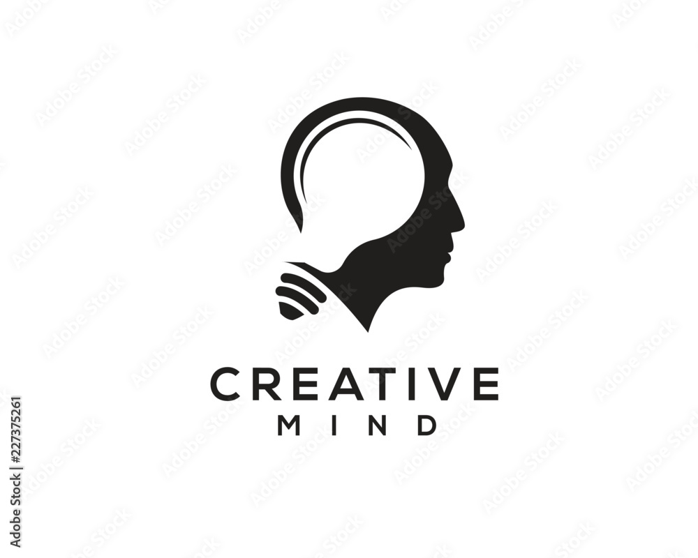 Creative mind logo modern style 13211769 Vector Art at Vecteezy
