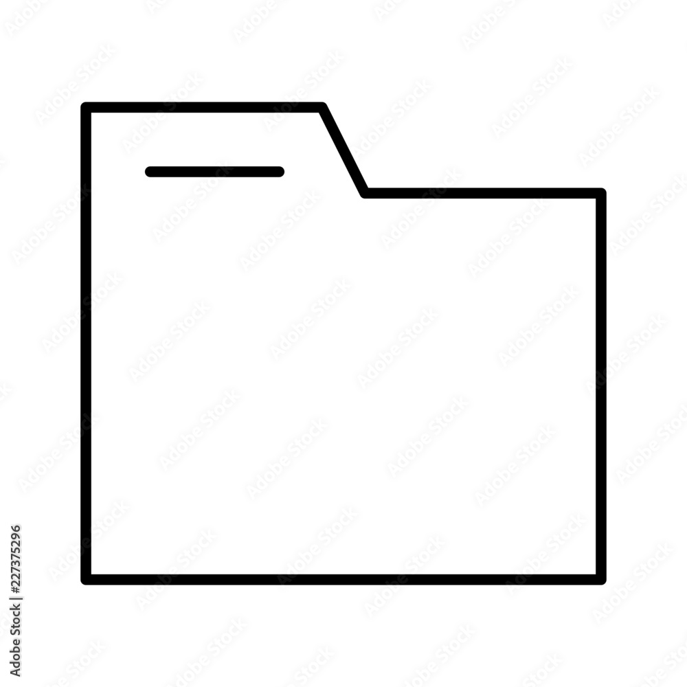 Folder Interface UI UX Software App vector icon Folder Interface UI UX Software App vector icon