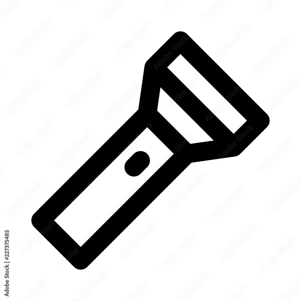 Flashlight Electronics Devices Technology Products vector icon Flashlight Electronics Devices Technology Products vector icon