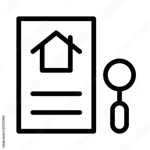 Expose Proof Informations Build Real Site Estate Building Holdings vector icon