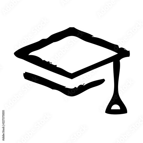 Education University School Mortar Board Graduate vector icon