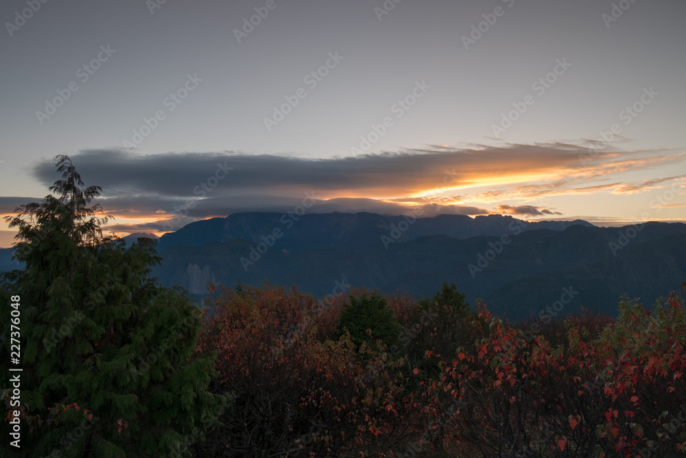 Fototapeta premium Alishan Mountains of Taiwan