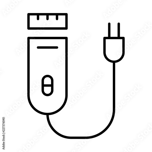 Electric Shaver Hairdresser Barber Coiffeur Haircutter vector icon