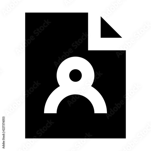 Document File User Gui Web vector icon