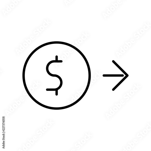 Fees Fee Coin Provision Cash Purchase vector icon