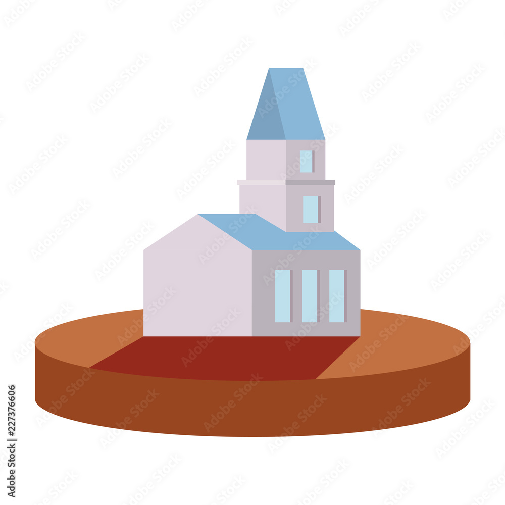 architecture building on white background architecture building on white background