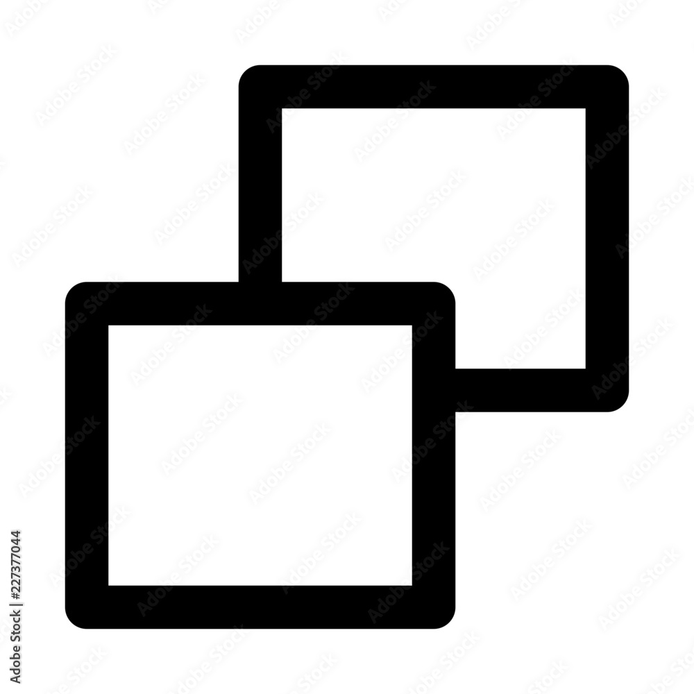 Duplicate Application Web Interface Software vector icon Duplicate Application Web Interface Software vector icon