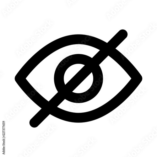Free Download Eye Watch Hide Invisible Optical vector icon - GFXLoad