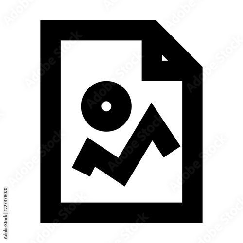 Document File Image Gui Web vector icon