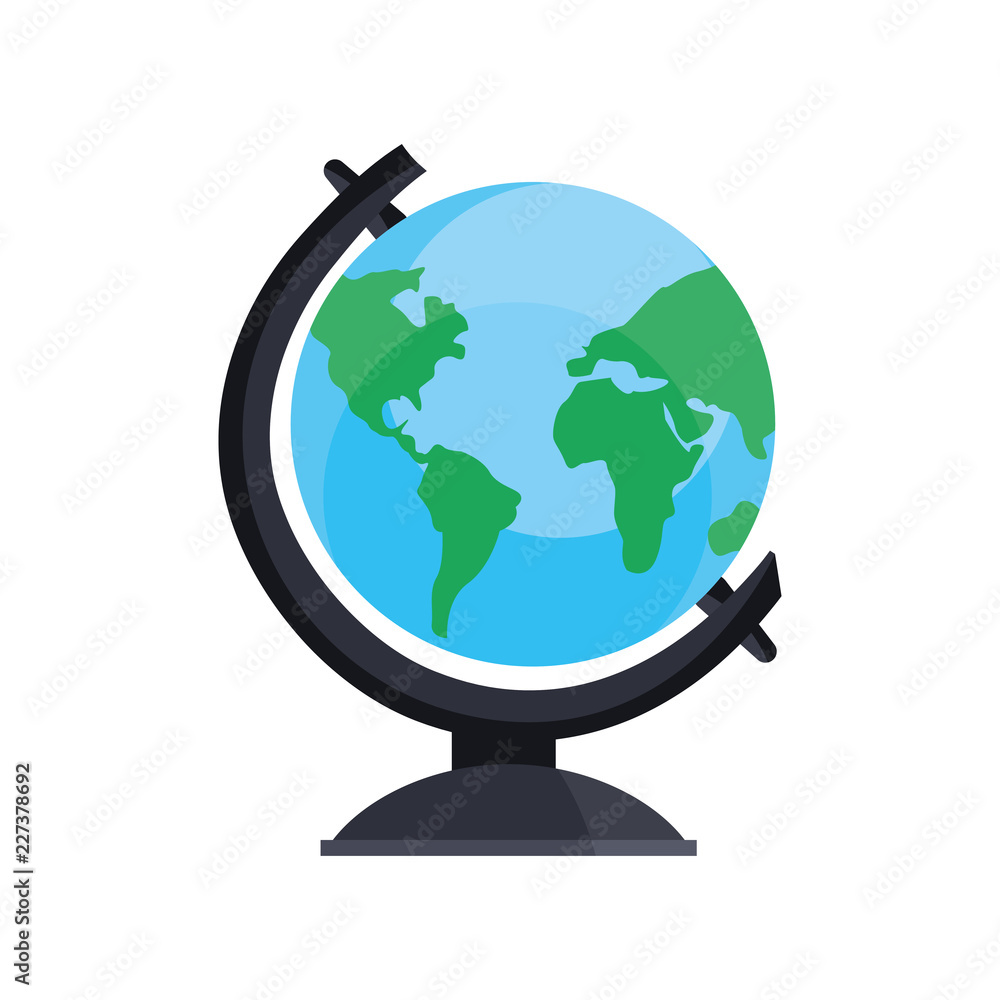 school globe geography on white background school globe geography on white background