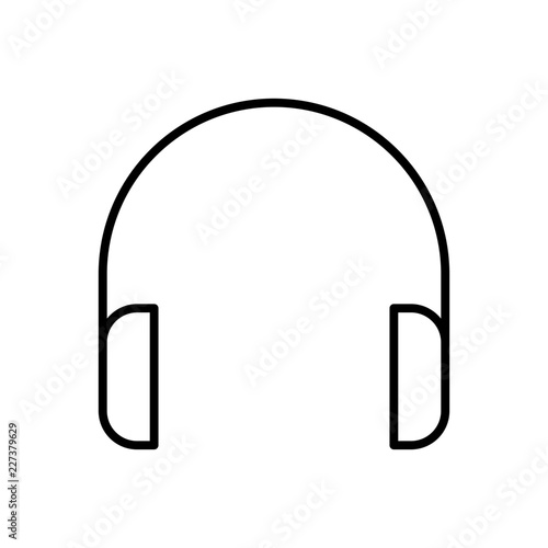 Headphones Communicate Broadcast News Television Newscast vector icon
