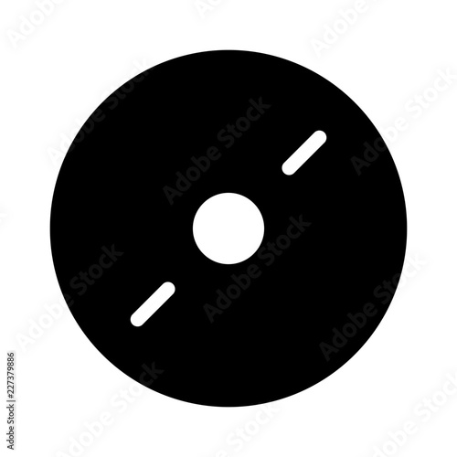Installment Disc Installation Setup CD Dvd vector icon