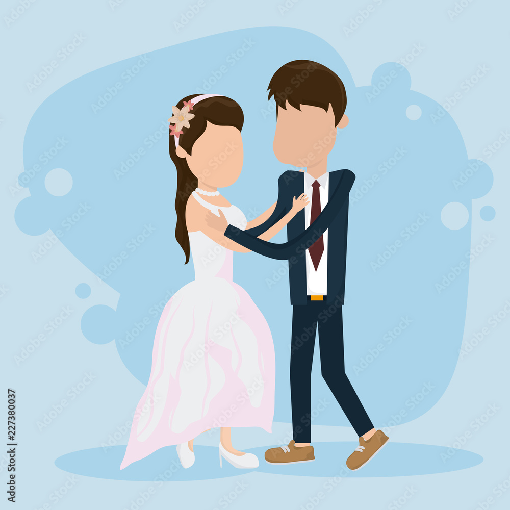 Wedding just married card Wedding just married card