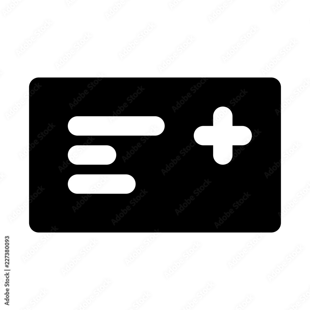 Health Insurance Card Protection Guarantee Promise vector icon Health Insurance Card Protection Guarantee Promise vector icon