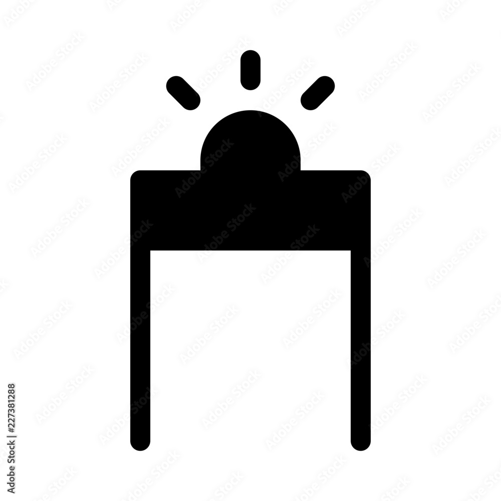 Obraz premium Gate Security Protect Protection Secure vector icon