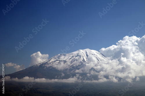 Mount Agri (Ararat), Dogubeyazit, Turkey. Mount Agri is the highest mountain in Turkey at 5165 meters and it is believed that Noah Ark is there. © Cenk