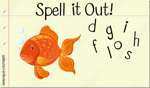 Spell it out goldfish