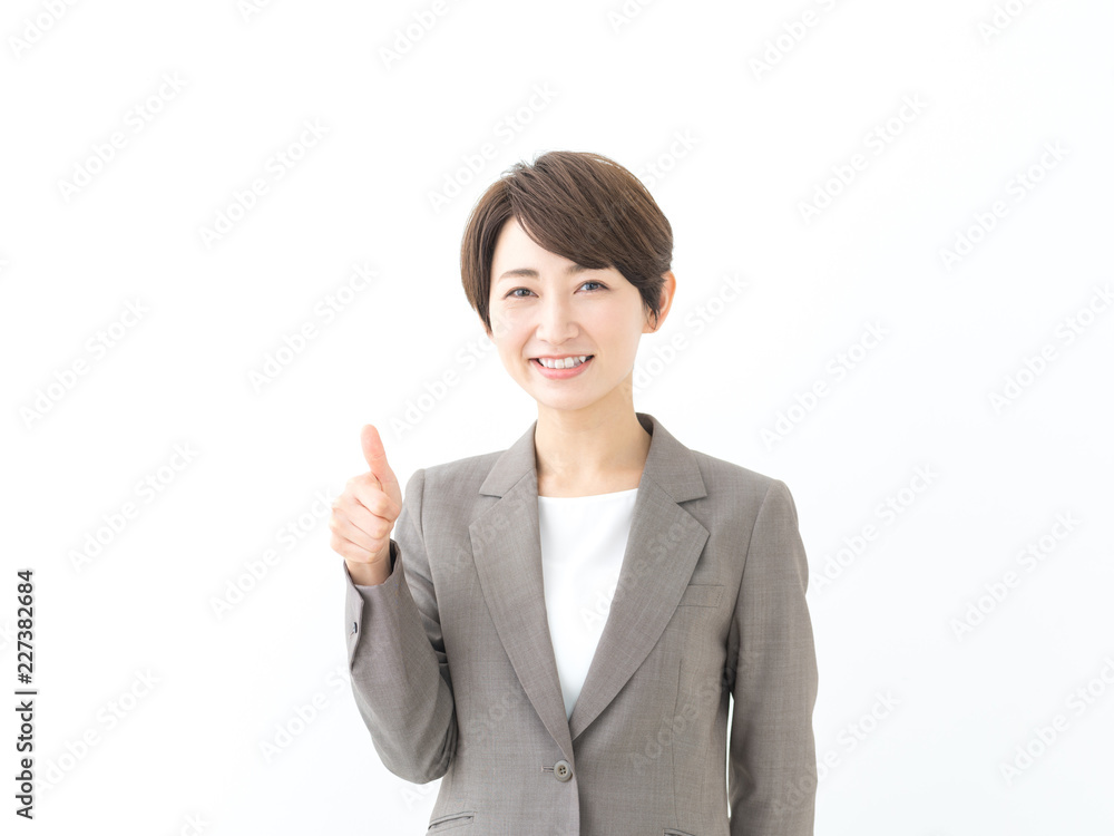 サムズアップ・女性 サムズアップ・女性