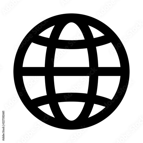 Globe World Communicate Broadcast News Television Newscast vector icon