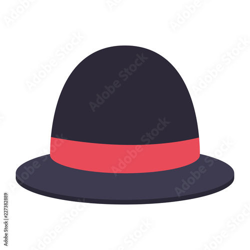 outline hat bowler style