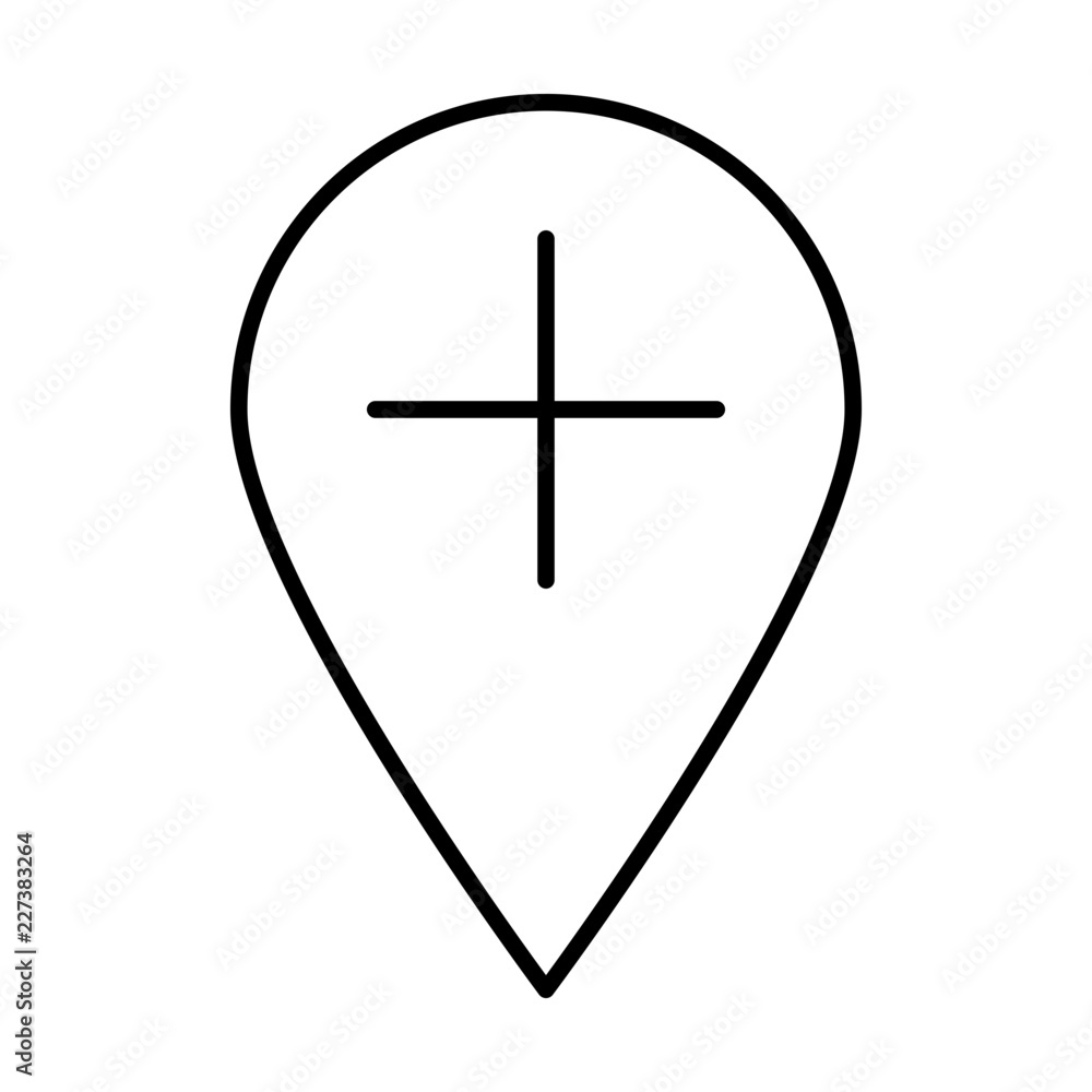 Hospital Location Medicine Hospital Medical Ambulance Healthcare vector icon Hospital Location Medicine Hospital Medical Ambulance Healthcare vector icon