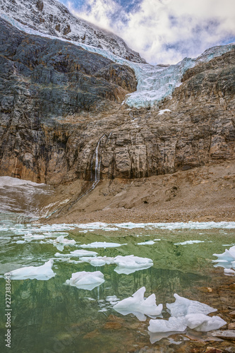 Angel Glacier in Jasper National Park.Alberta.Canada