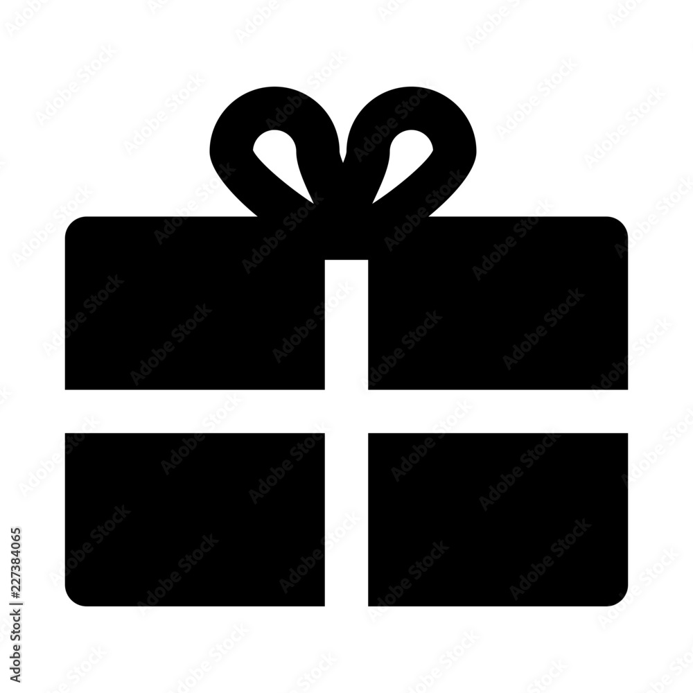 Obraz premium Gift Ecommerce Shopping Buy Sale Market vector icon