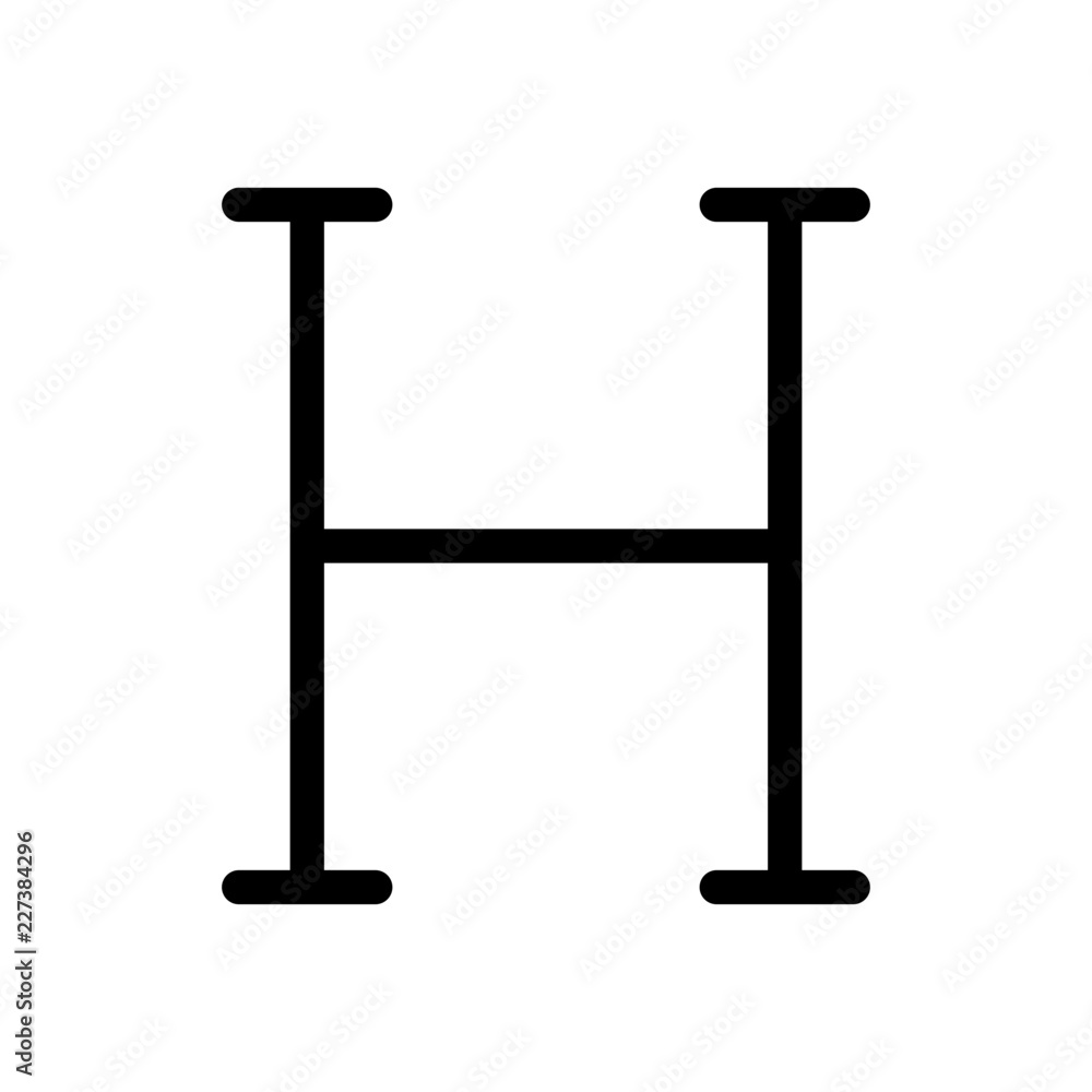 Headline Text Editor Write Author Writer vector icon Headline Text Editor Write Author Writer vector icon
