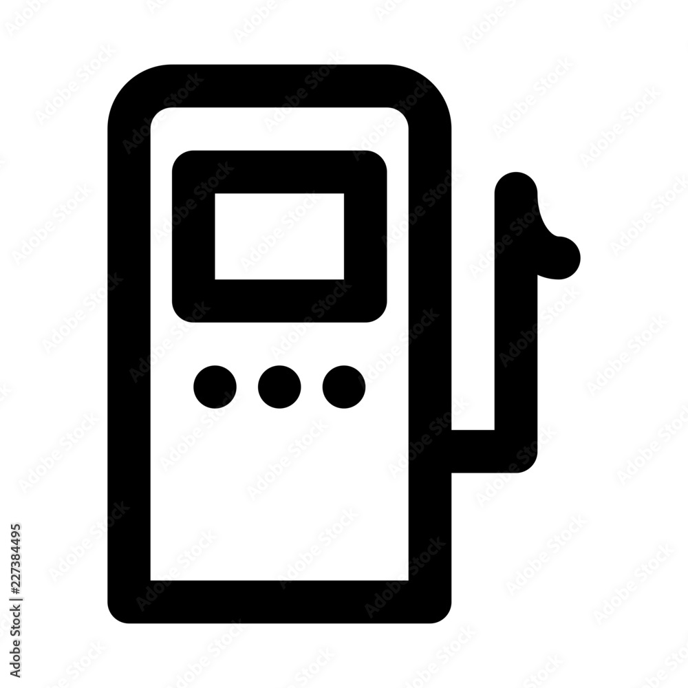 Fuel Station City Town Map Locations vector icon Fuel Station City Town Map Locations vector icon