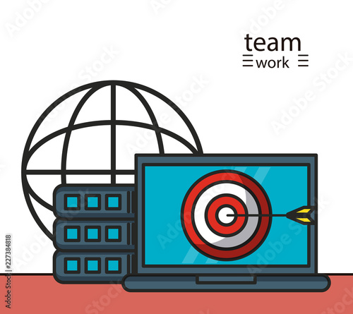 Business teamwork concept