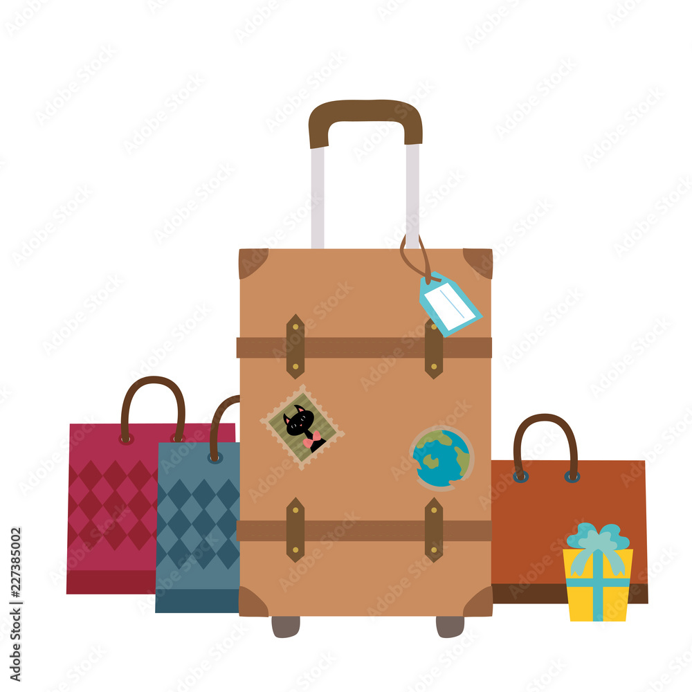 トランク 買い物 荷物 イラスト Stock ベクター Adobe Stock トランク 買い物 荷物 イラスト Stock ベクター Adobe Stock